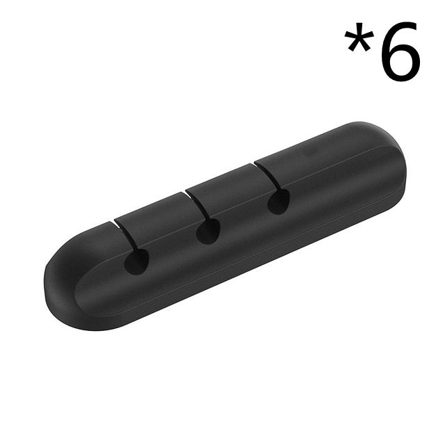 organizer clips helping keep a home office desk neat and tidy