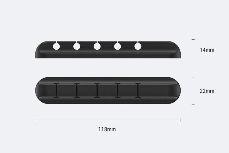 Charging cord organizer holder for home office desk