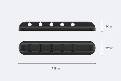 Charging cord organizer holder for home office desk