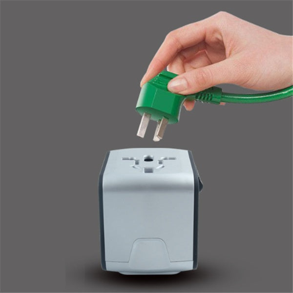 Compact international travel charger for phones and devices