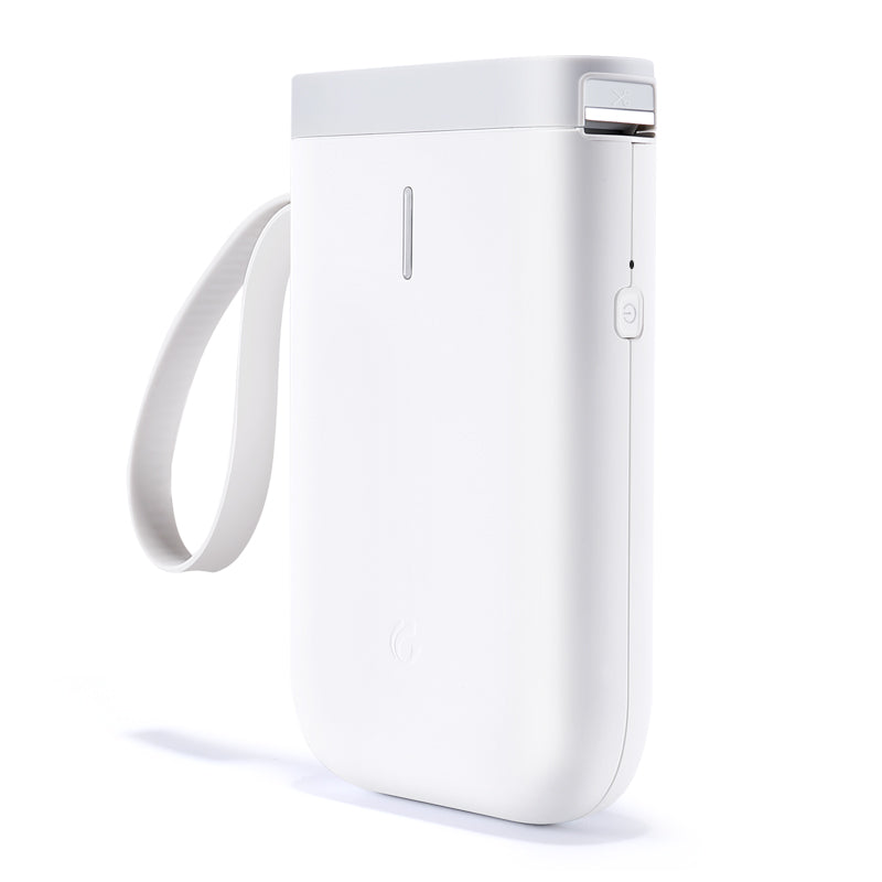 Compact portable label printer designed for home office and travel use