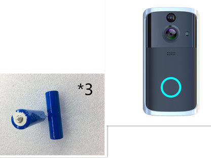 Wireless doorbell camera with infrared night vision