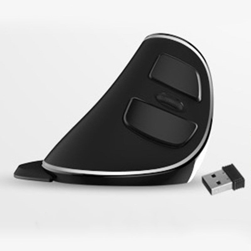 Ergonomic vertical computer mouse designed to reduce wrist strain