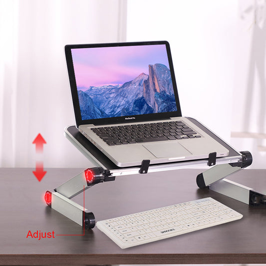 Foldable adjustable laptop stand for desk