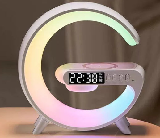 G-shaped LED lamp for modern bedroom decor