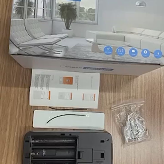 WiFi video doorbell camera showing HD video and infrared night vision