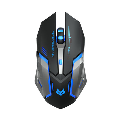 Silent wireless mouse with ergonomic design