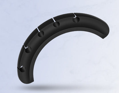 Silicone USB cable holder for desktop cable management