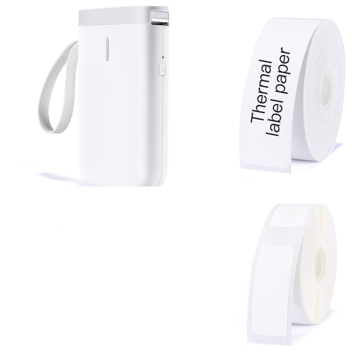 Compact Bluetooth label printer for small business organization and labeling