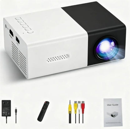 T300 Mini HD Projector portable home theater projector front view