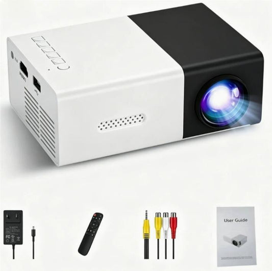 T300 Mini HD Projector portable home theater projector front view