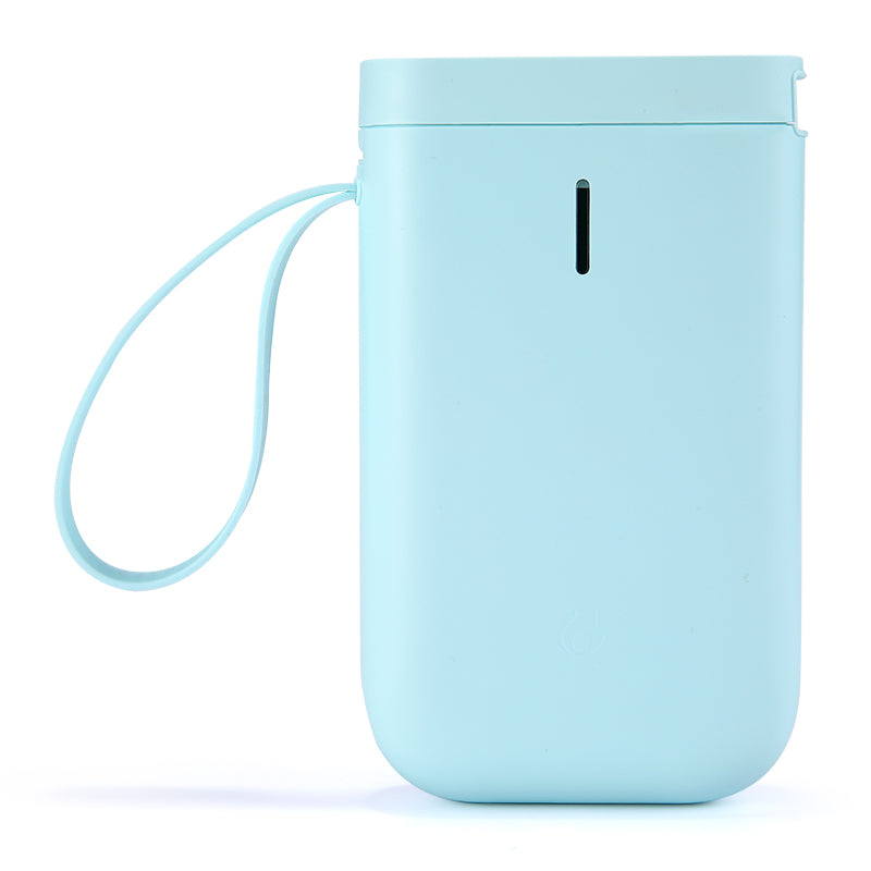 Thermal label maker creating labels for storage bins and household organization